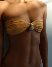 Load image into Gallery viewer, Straight Loop Bikini Top - Canary Yellow