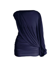 Load image into Gallery viewer, Ruffled Cover Dress - Navy Blue Tulle