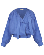Load image into Gallery viewer, Jacket Top -  Porcelain Blue