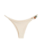 Load image into Gallery viewer, Triangle With Fixed Strap Loops Bikini Bottom - Creamy
