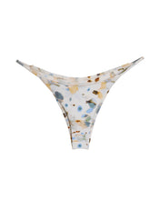Load image into Gallery viewer, Triangle With Fixed Strap Bikini Bottom - White Floral Crepe