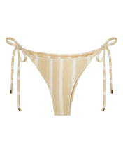Load image into Gallery viewer, Triangle Bikini Bottom - Banoffee Stripes Crepe