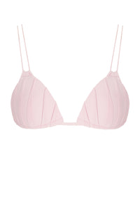 Pleated Bikini Top - Pink