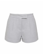 Load image into Gallery viewer, Straight Mini Shorts Bottom -  Ice Linen