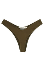 Load image into Gallery viewer, Hang Glider Bikini Bottom - Greenish Brown Crepe