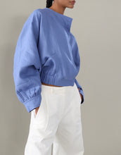 Load image into Gallery viewer, Jacket Top -  Porcelain Blue