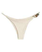 Load image into Gallery viewer, Triangle With Fixed Strap Loops Bikini Bottom - Creamy