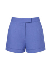 Load image into Gallery viewer, Straight Mini Shorts Bottom -  Porcelain Blue