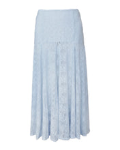 Load image into Gallery viewer, Cut-Out Maxi Skirt Bottom - Light Blue Lace