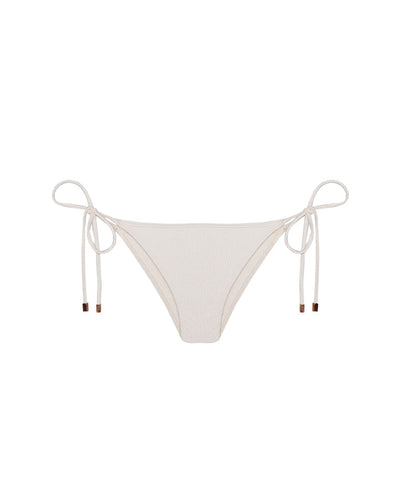 Triangle Bikini Bottom - Texture Off-White