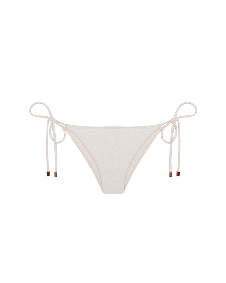 Triangle Bikini Bottom - Texture Off-White