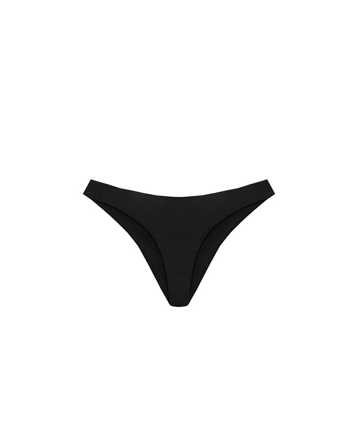 One-piece Low Waist Bikini Bottom - Black