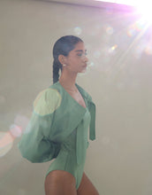 Load image into Gallery viewer, Jacket Top - Leaf Green