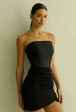 Load image into Gallery viewer, Strapless Mesh Corset Top - Black