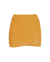 Load image into Gallery viewer, Ruched Mini Pareo Bottom - Canary Yellow Tulle