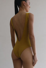 Load image into Gallery viewer, Round Neck Swimsuit - Dijon