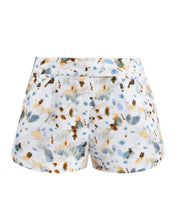 Load image into Gallery viewer, Straight Mini Shorts Bottom - White Floral