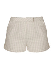 Load image into Gallery viewer, Straight Mini Shorts Bottom - Checkered Jacquard