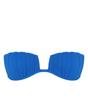 Load image into Gallery viewer, TQC with Pleated Detail Bikini Top - Klein Blue