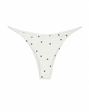 Load image into Gallery viewer, Triangle With Fixed Strap Bikini Bottom - Off-white polka dot print