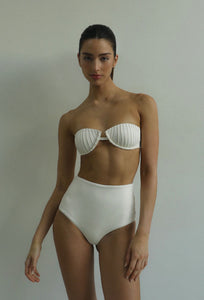 Nervira Half Cup Top - Off-White
