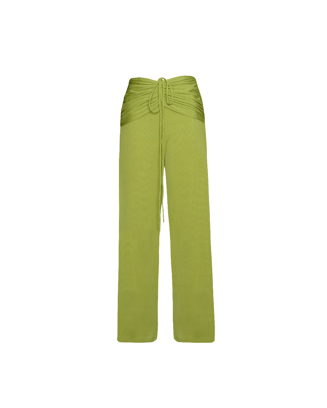 Calça Drapeada - Pear Green