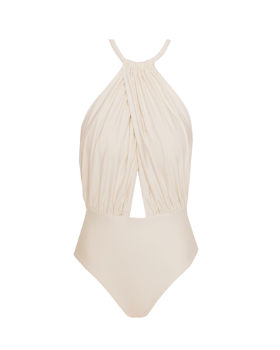 Pillow Neck swimsuits - Off-White