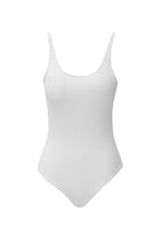 Load image into Gallery viewer, Round Neck Swimsuit - White