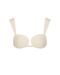 Structured Bikini Top - Vanilla