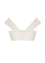 Load image into Gallery viewer, Crossed Shoulder to Shoulder Bikini Top  - Off-White