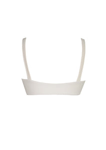 Thomas Buttons Bikini Top - Off-White