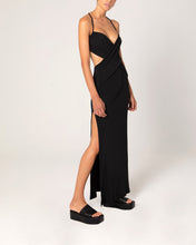 Load image into Gallery viewer, Crossed Dress - Black
