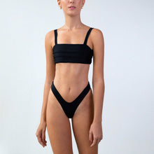 Load image into Gallery viewer, Thomas Buttons Bikini Top - Black