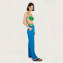 Load image into Gallery viewer, Calça Reta Cós Baixo - Blue Old