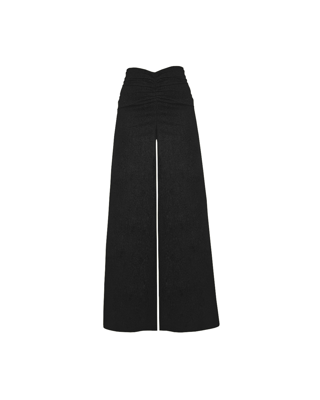 Ruffled details Pantaloon Bottom - Black