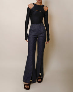 Body Fenda Frontal Viés - Black