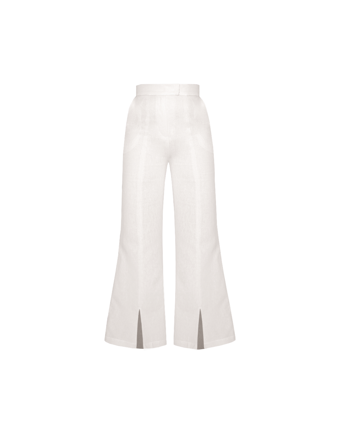 [RIBBONBIT] ☆ Della Cotton Pants / White BOTTOM - RIBBONBIT