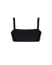 Load image into Gallery viewer, Thomas Buttons Bikini Top - Black