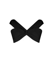 Load image into Gallery viewer, Shoulder to Shoulder Cross Bikini Top - Black