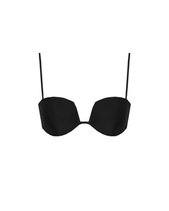 Square Bikini Top - Black