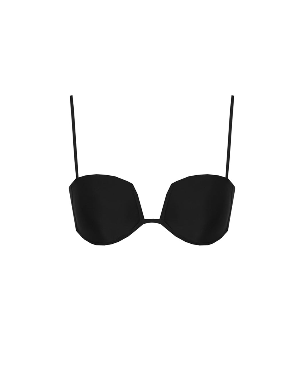 Square Bikini Top - Black