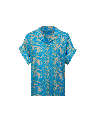 Camisa Manga Drop - PSY Blue
