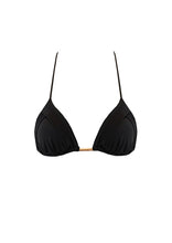 Load image into Gallery viewer, Triangle with Flared Cup Bikini Top - Black